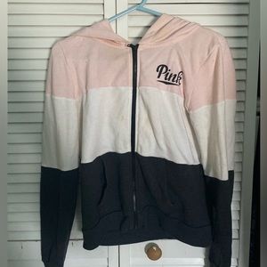 Victoria Secret PINK zip up sweat shirt.